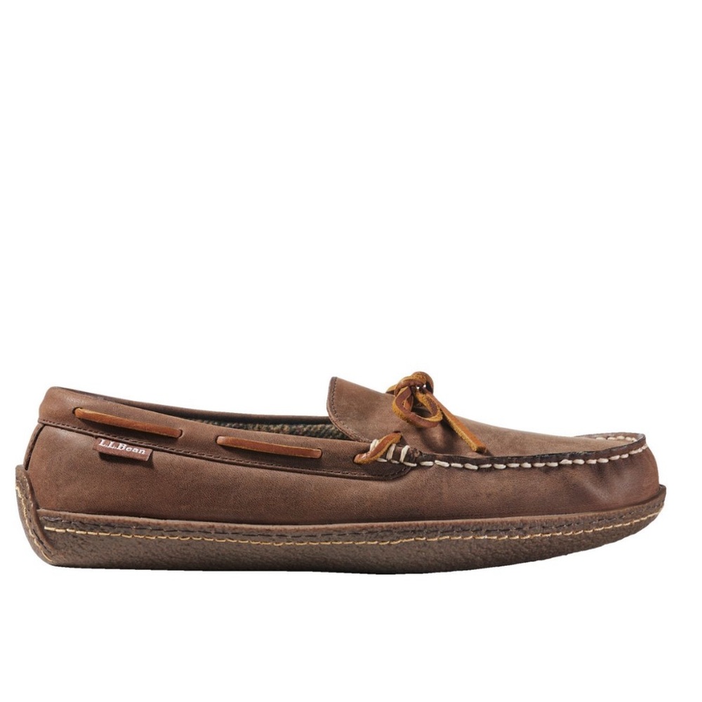 L.L. Bean Brown Loafers Moccasin-Style Slip-Ons - Picture 13 of 13